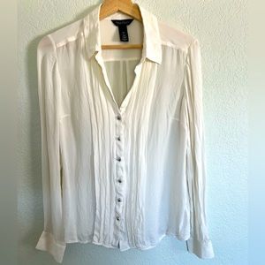 Long-Sleeved Silk WHBM Blouse